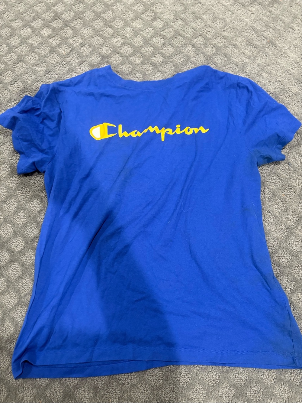 Champion Royal Blue Tee with White Trim